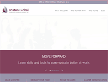Tablet Screenshot of bostonglobalweb.com